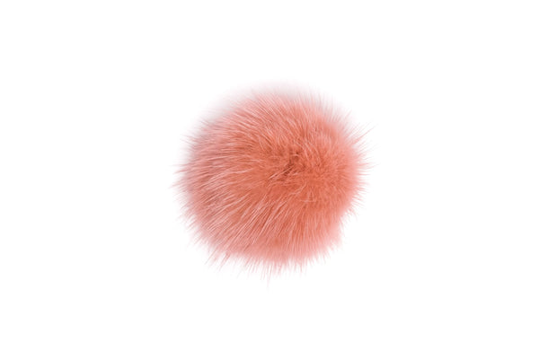 SHOE POM POM DUSTY CORAL SMALL