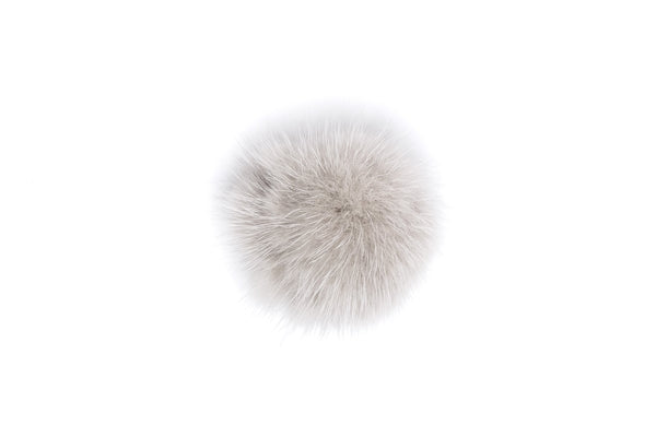 SHOE POM POM LIGHT GREY SMALL