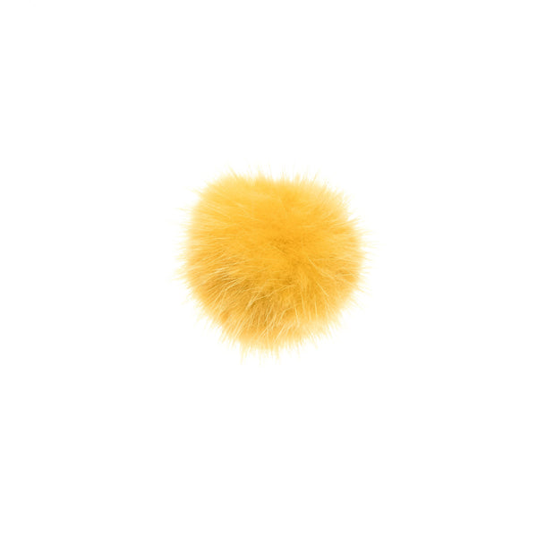 SHOE POM POM YELLOW SMALL