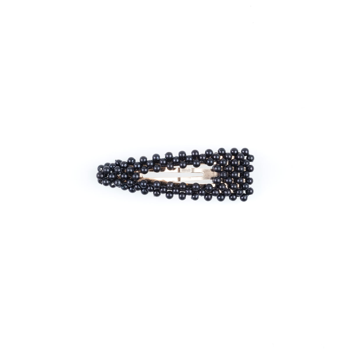 PEARL HAIR CLIP SMALL NAVY BLUE