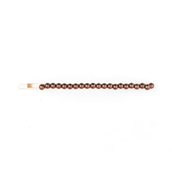 PEARL PIN COGNAC