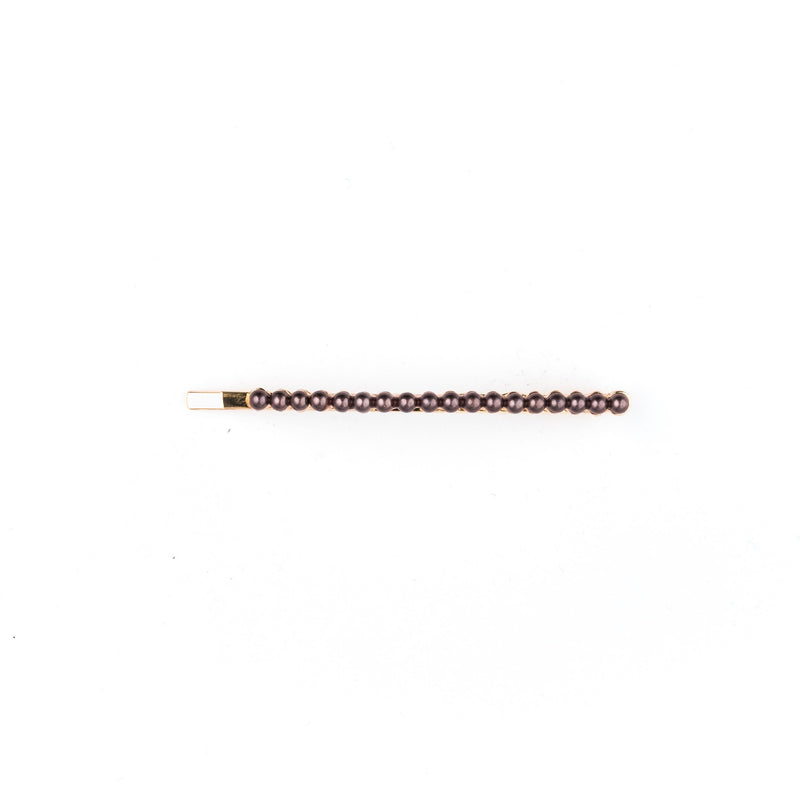 PEARL PIN MINI CHOCOLATE BROWN