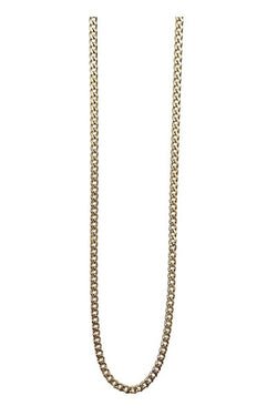 PLAIN CHAIN NECKLACE GOLD 50 CM