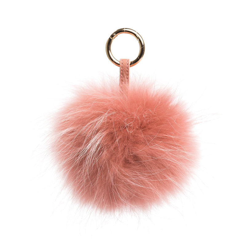 POM POM RACCOON ANTIQUE ROSE