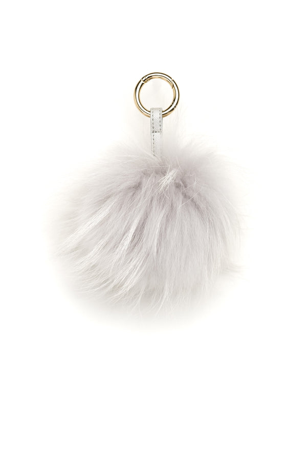 POM POM RACCOON LIGHT GREY