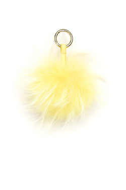 POM POM RACCOON SUMMER YELLOW