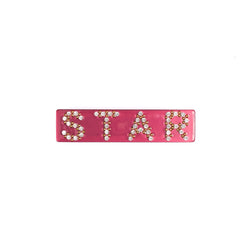 STAR HAIR CLIP SMALL BERRY