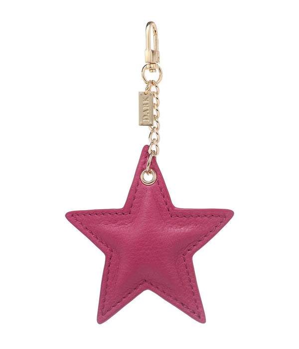 LEATHER STAR CHARM WILDBERRY