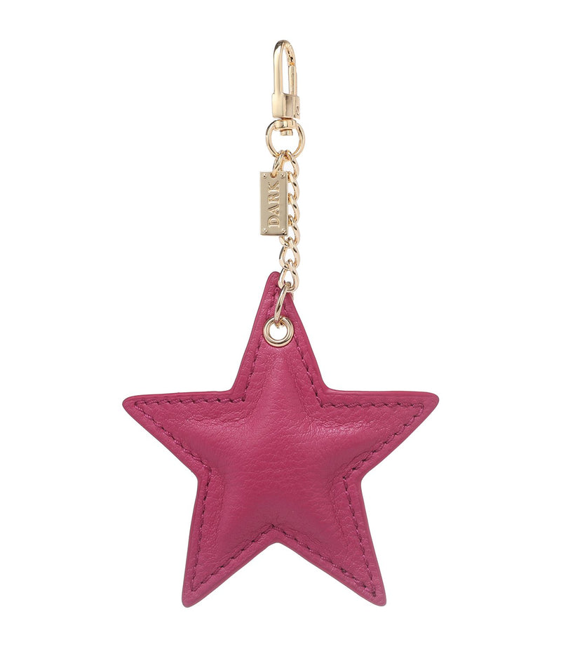 LEATHER STAR CHARM WILDBERRY