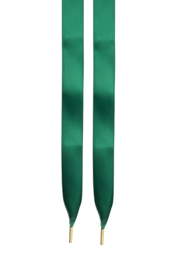 SILK SHOE LACES STRONG GREEN
