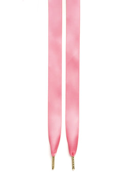SILK SHOE LACES CANDY PINK