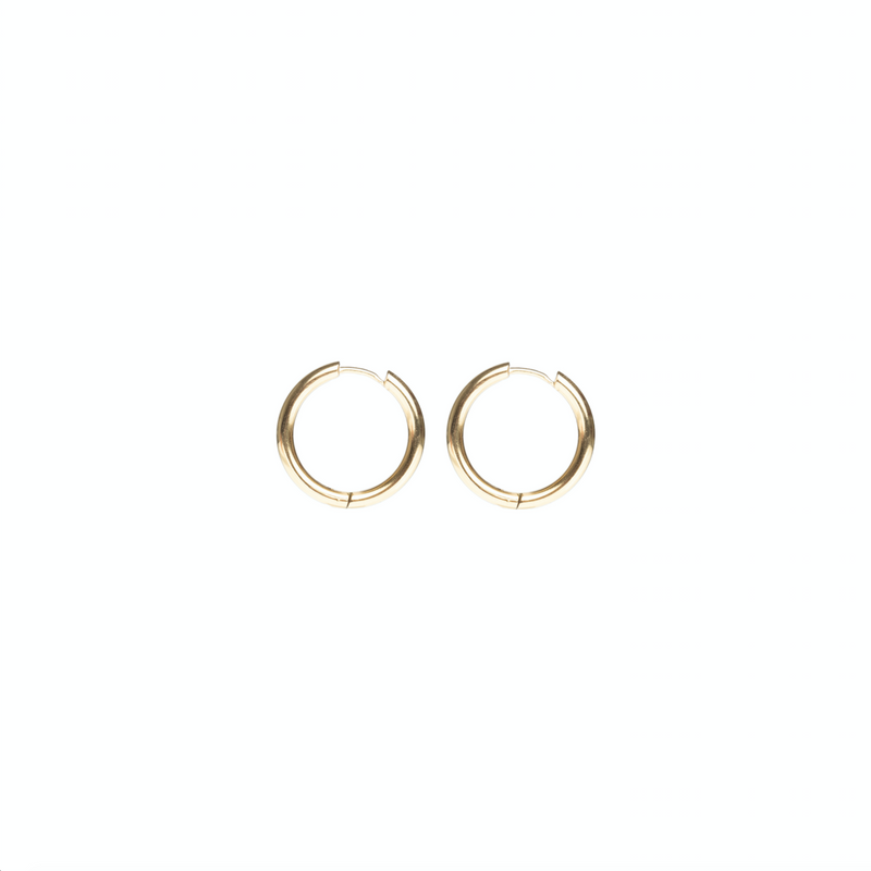 HUGGER HOOP GOLD