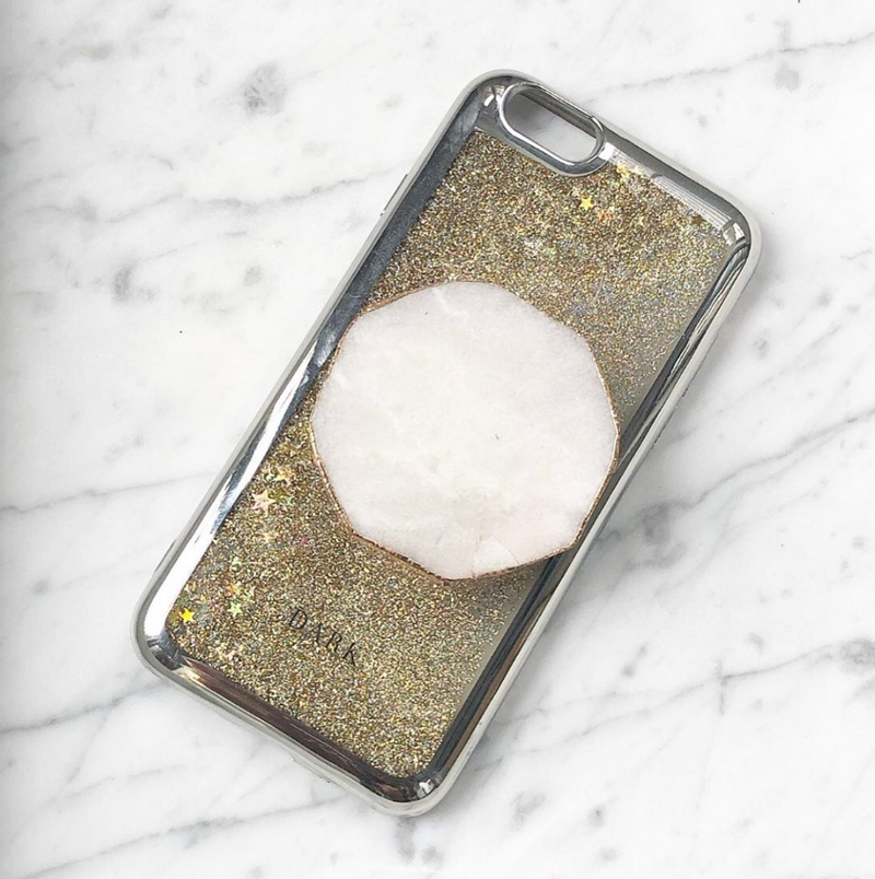 POPSOCKET WHITE CRYSTAL QUARTZ