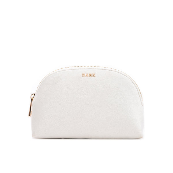 VELVET MAKE-UP POUCH SMALL OFF WHITE