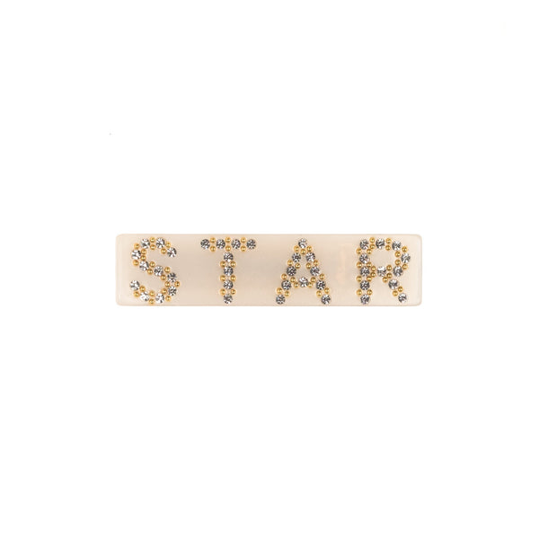 STAR HAIR CLIP SMALL SAND