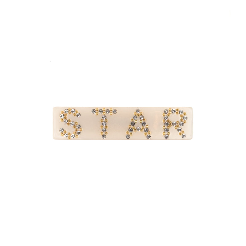 STAR HAIR CLIP SMALL SAND