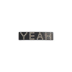 YEAH HAIR CLIP SMALL CHARCOAL