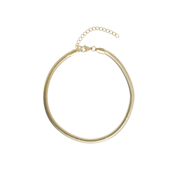SNAKE ANKLET GOLD