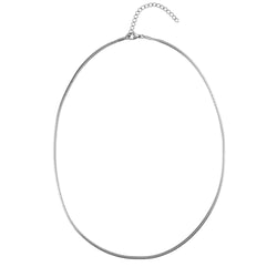 Thin Chain Necklace Silver - 45 cm