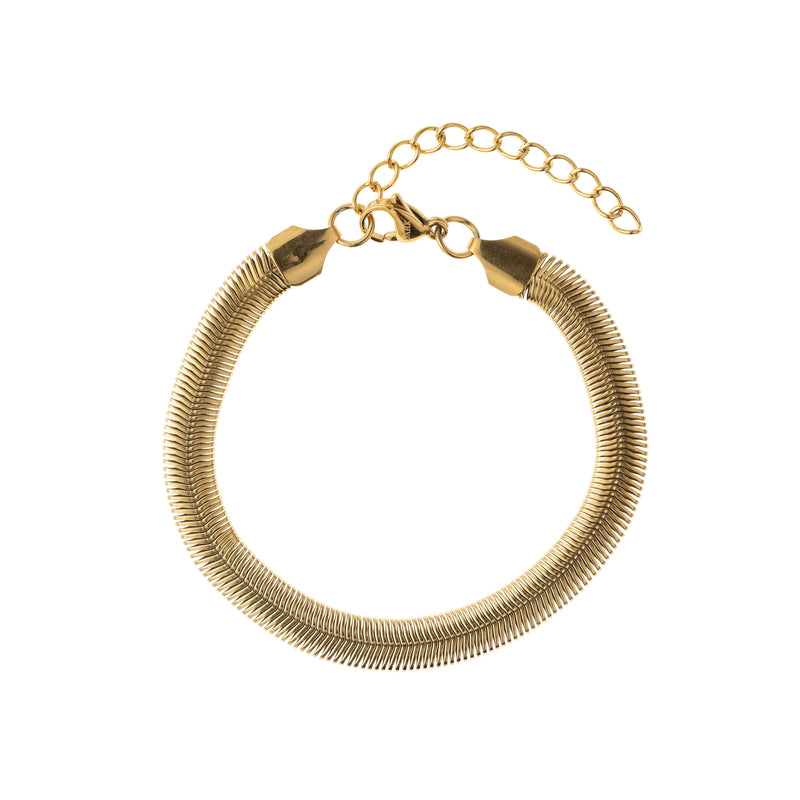 SNAKE CHAIN BRACELET GOLD