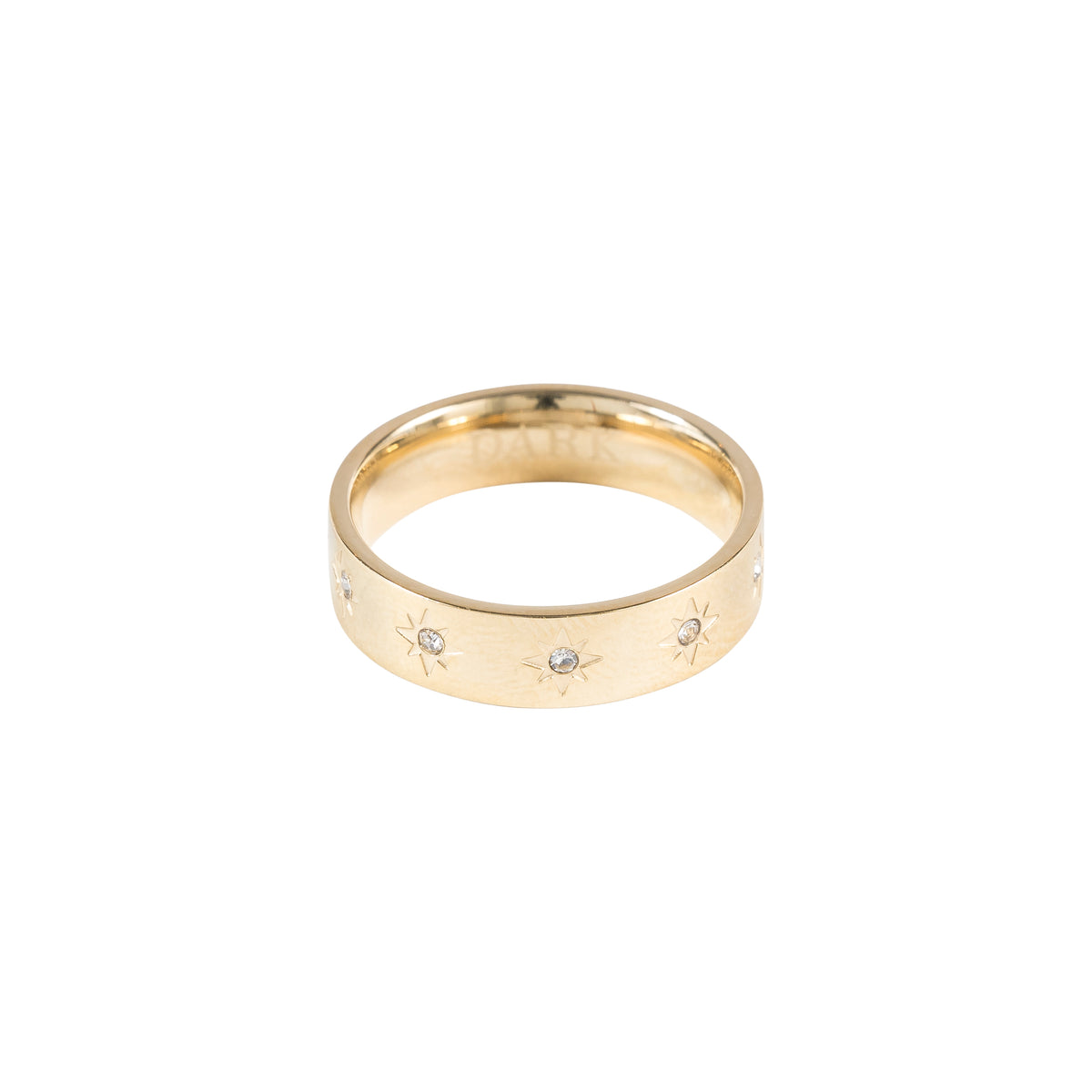 STAR RING W/CRYSTALS GOLD