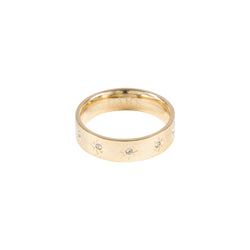 STAR RING W/CRYSTALS GOLD
