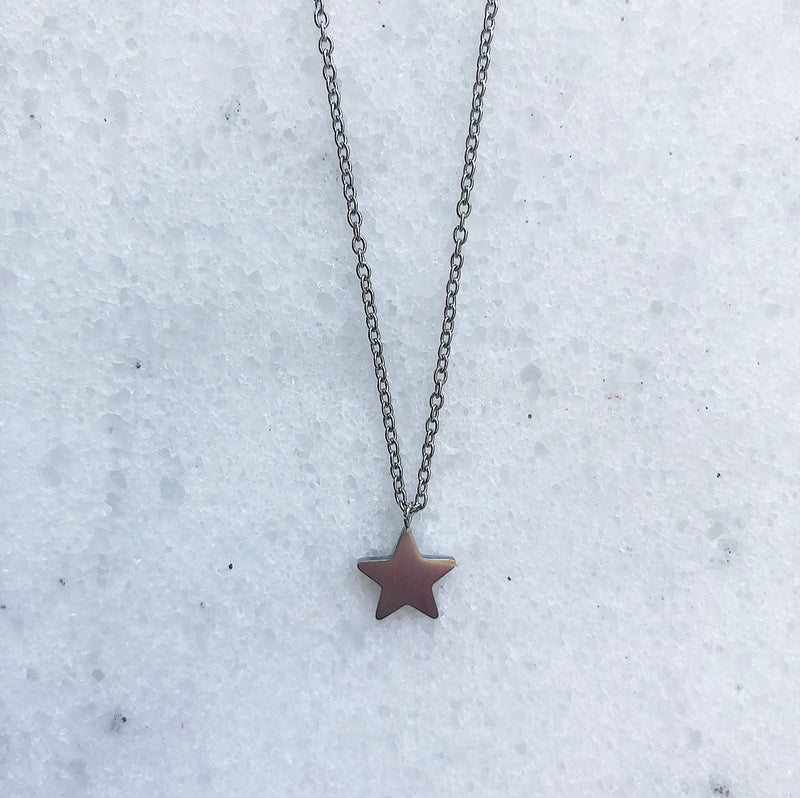 STAR NECKLACE SILVER