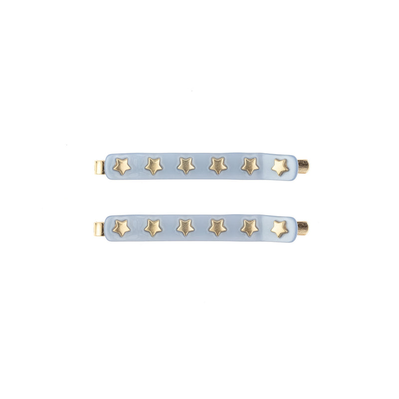 STAR STUD BOBBY PINS 2 PK 501 BLUE