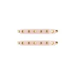 STAR STUD BOBBY PINS 2 PK PALE ROSE