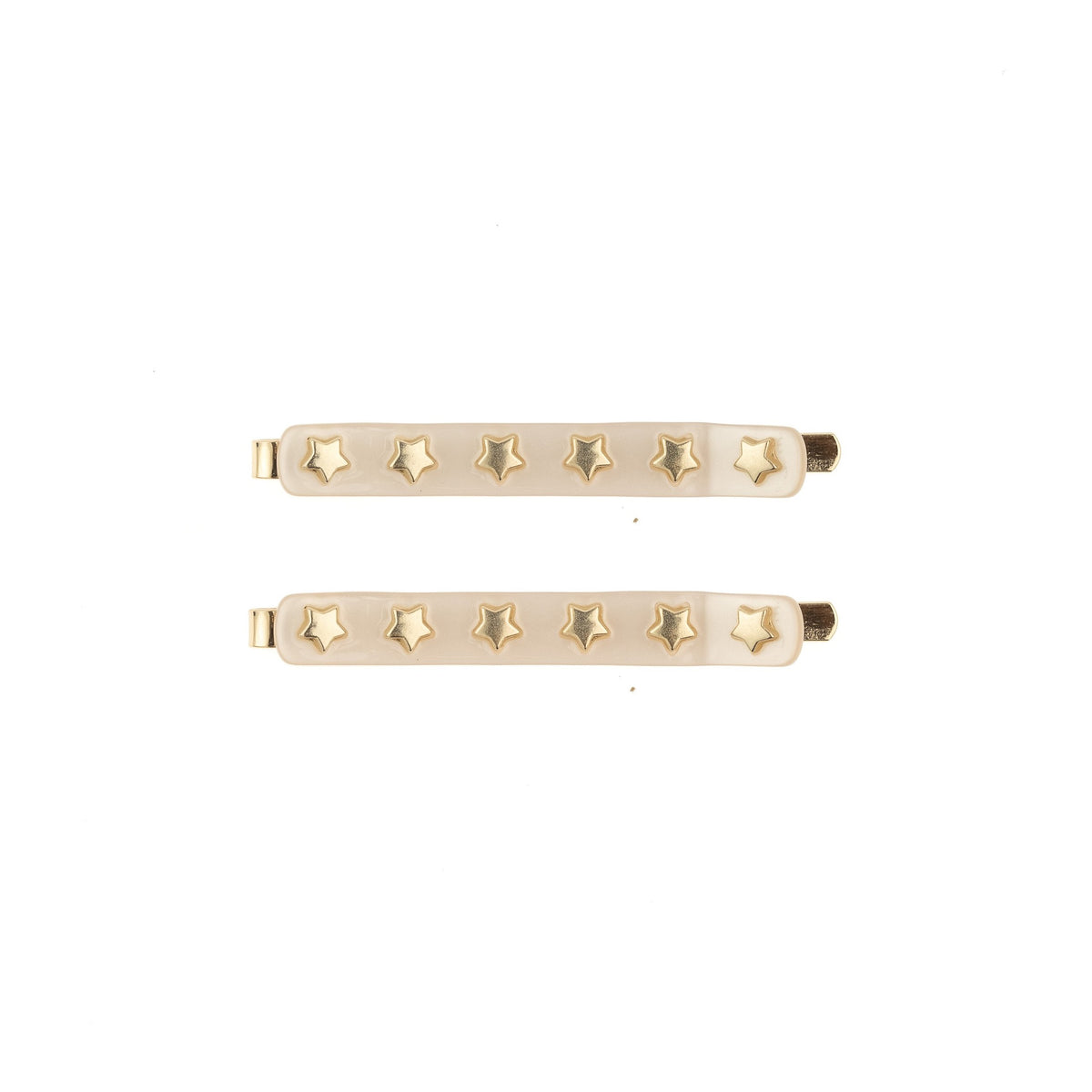 STAR STUD BOBBY PINS 2 PK SAND