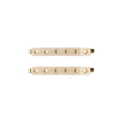 STAR STUD BOBBY PINS 2 PK SAND