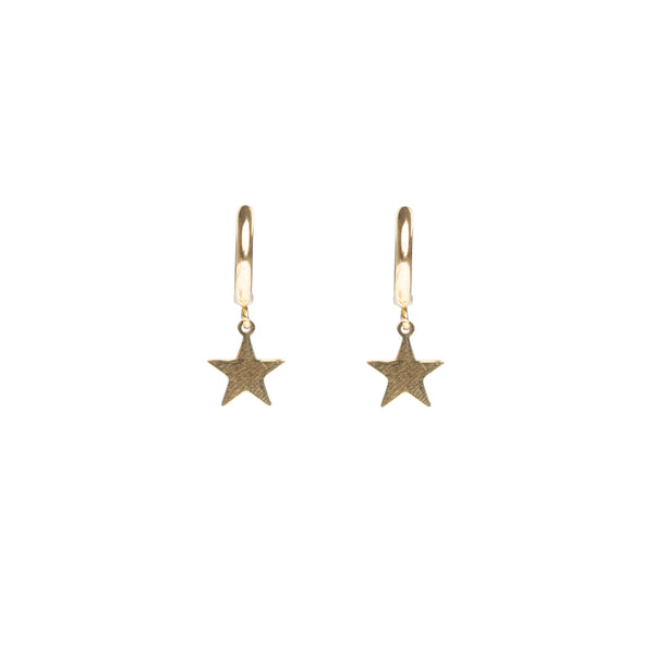 STAR HOOP GOLD