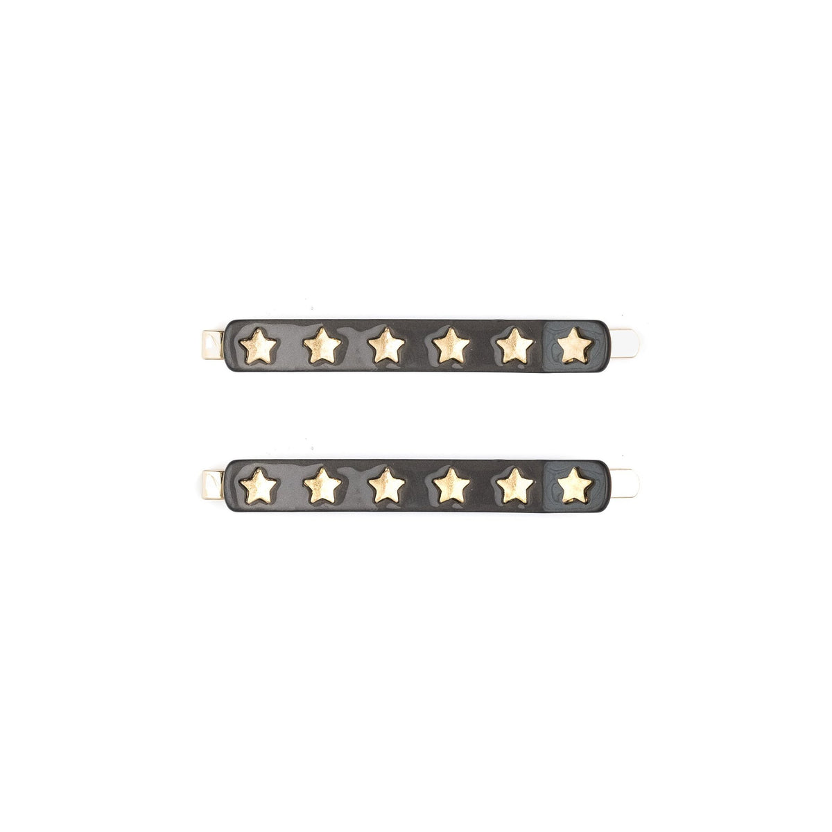 STAR STUD BOBBY PINS 2 PK CHOCOLATE BROWN