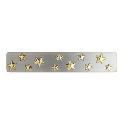 STAR STUD HAIR CLIP LARGE LIGHT GREY