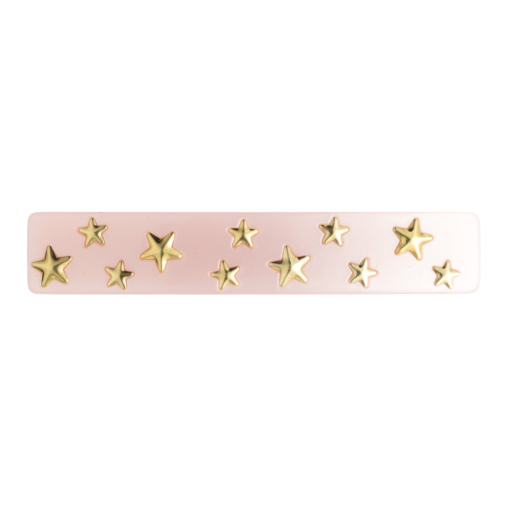 STUD HAIR CLIP LARGE PALE ROSE STUD HAIR CLIP LARGE PALE ROSE