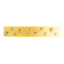 STAR STUD HAIR CLIP LARGE YELLOW