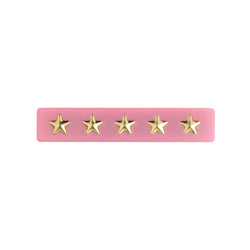 STAR STUD HAIR CLIP SMALL PALE PINK