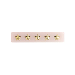 STAR STUD HAIR CLIP SMALL PALE ROSE