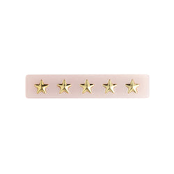 STAR STUD HAIR CLIP SMALL PALE ROSE
