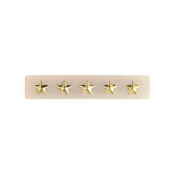 STAR STUD HAIR CLIP SMALL SAND