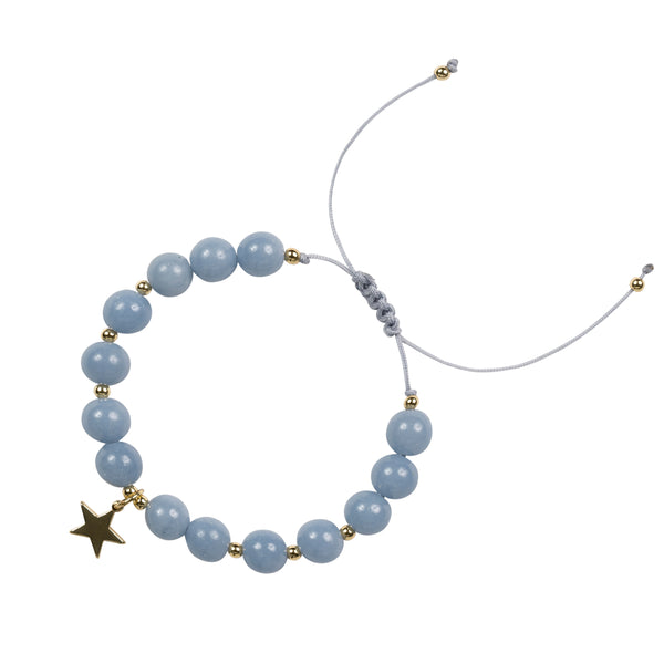 STONE BEAD BRACELET 8 MM ANTRACIT STONE BEAD BRACELET 8 MM ANTRACIT