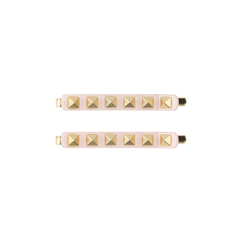 STUD BOBBY PINS 2 PK PALE ROSE