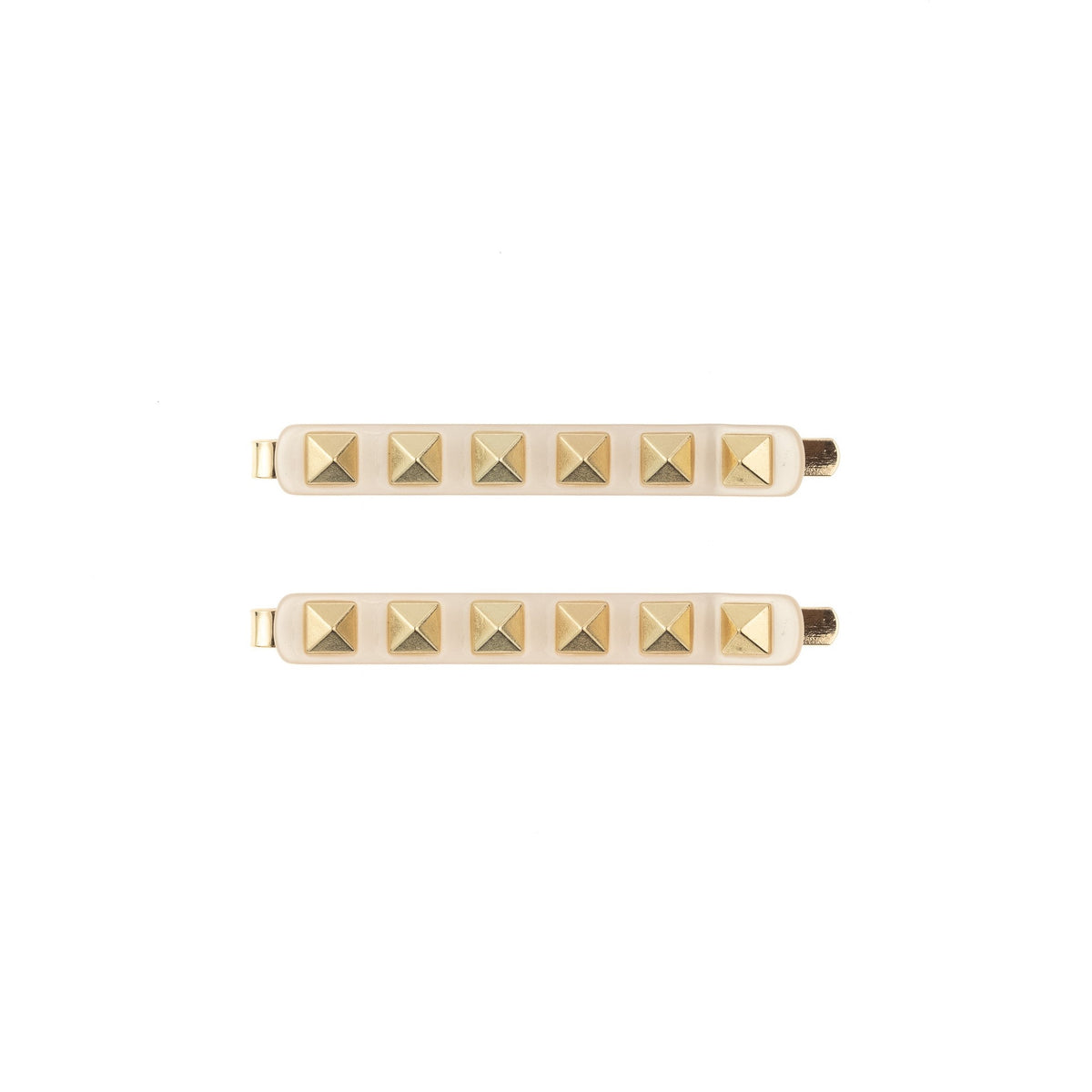 STUD BOBBY PINS 2 PK SAND