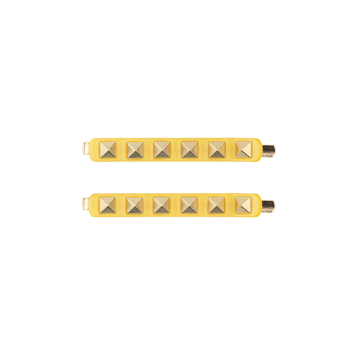 STUD BOBBY PINS 2 PK SUN YELLOW