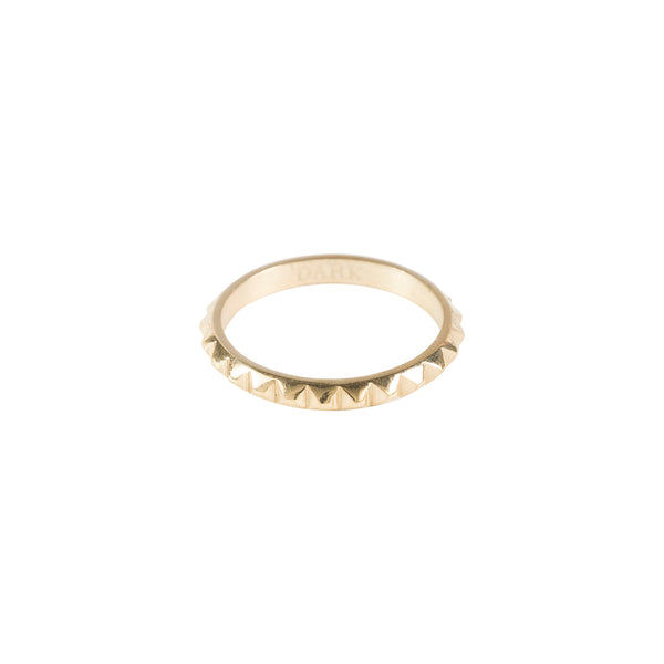 STUD RING THIN GOLD