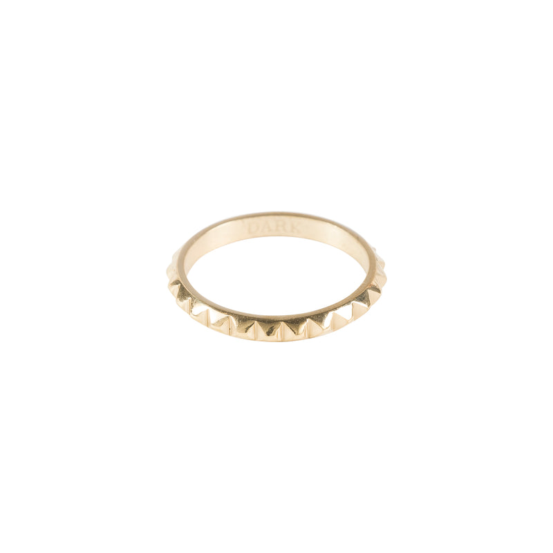 STUD RING THIN GOLD