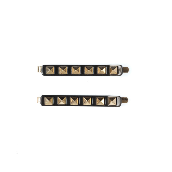 STUD BOBBY PINS 2 PK CHOCOLATE BROWN