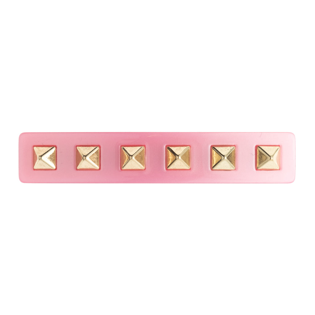 STUD HAIR CLIP LARGE PALE ROSE STUD HAIR CLIP LARGE PALE ROSE