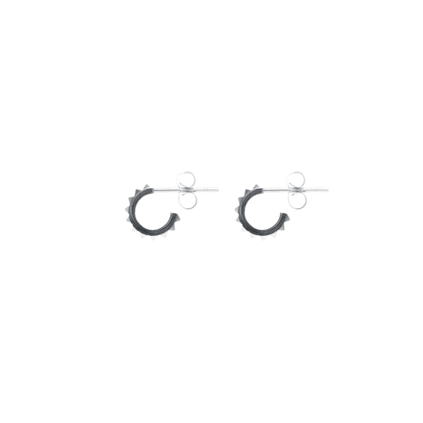 STUD HOOP MINI SILVER