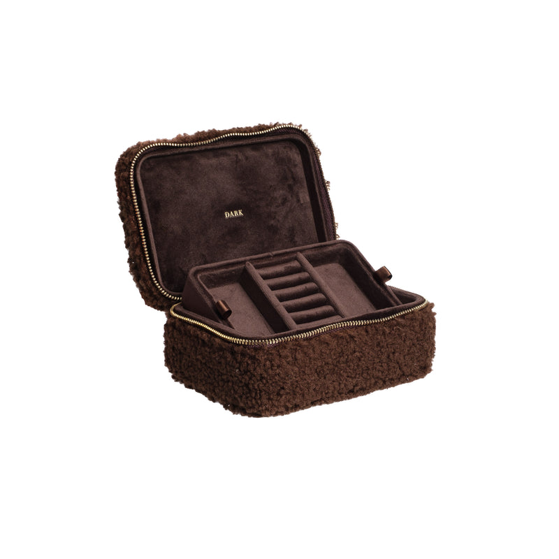 TEDDY JEWELLERY BOX CHOCOLATE BROWN